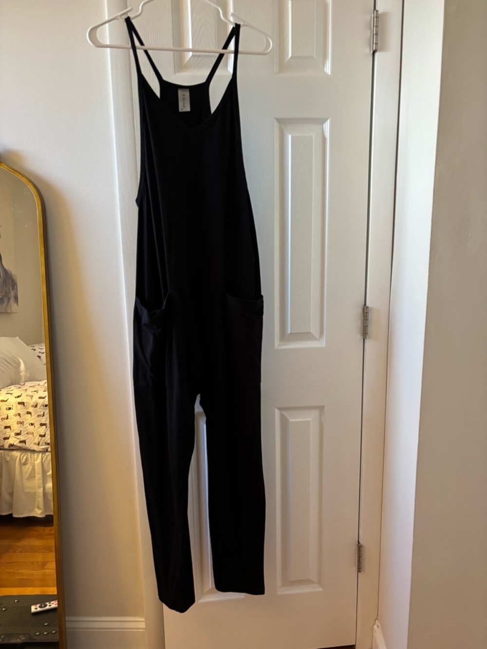 Altar'd State Black Sleeveless Jumpsuit with Pockets - Picture 3 of 6
